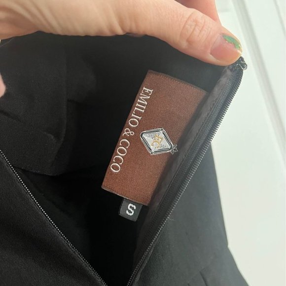 EMILIO & COCO Black Fitted Dress - Picture 6 of 6